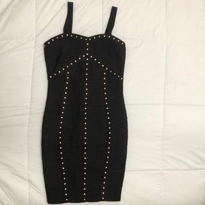 Body-con black dress, size Medium
